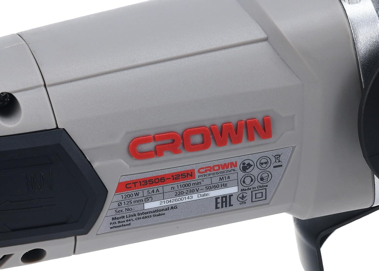 5" Angle Grinder Long Handle -1200W