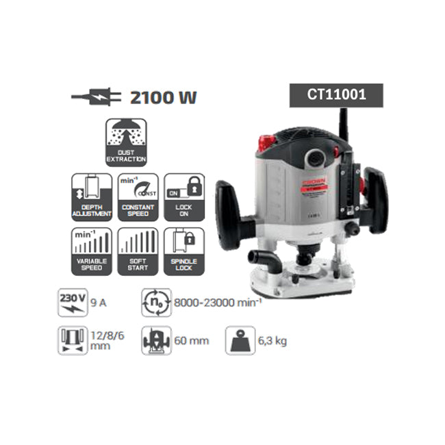 12mm Router 2100W